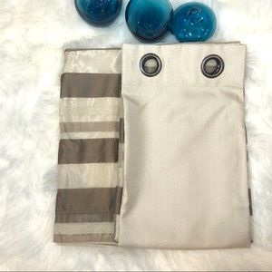 🛍Multi Color Drapes with Sheer Overlay - 2 Drapes